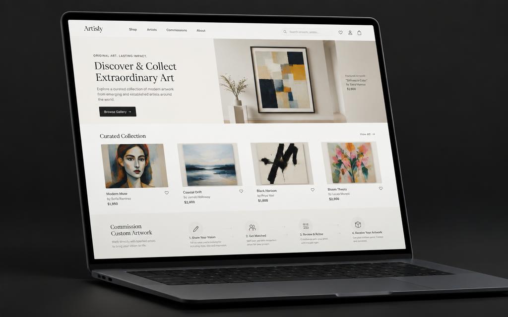The Art Match website