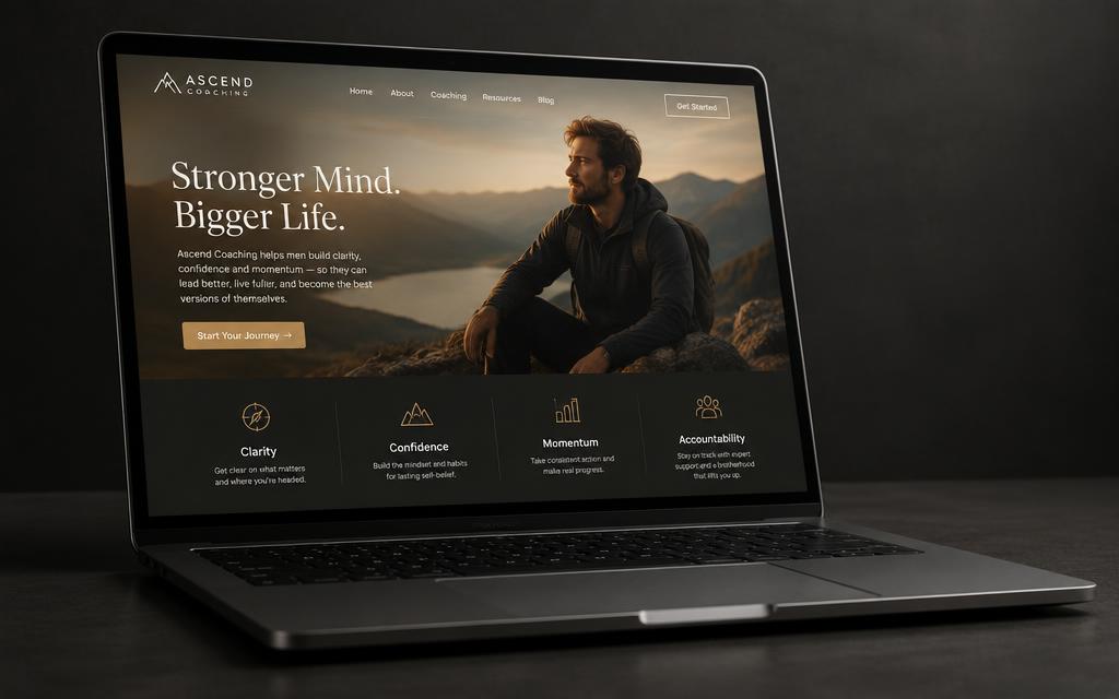 Ascend Coaching website